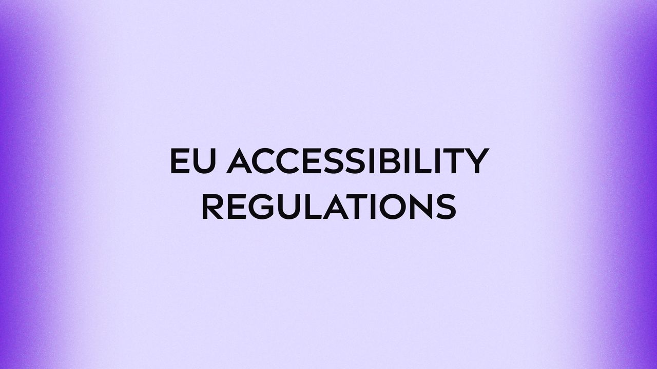 Accessibility regulations cover