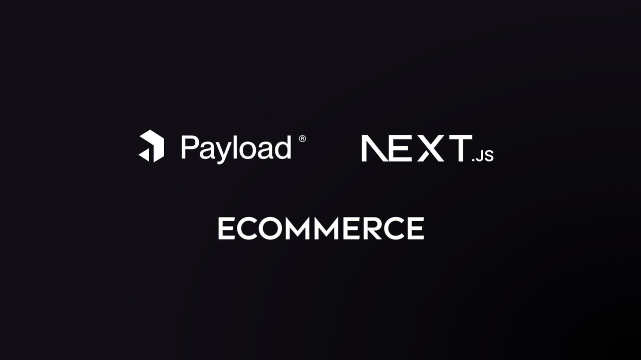 Cover of nextjs and payloadcms for ecommerce