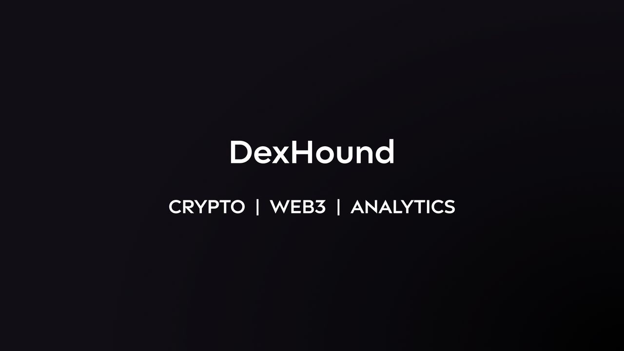 DexHound, crypto, live data, web3